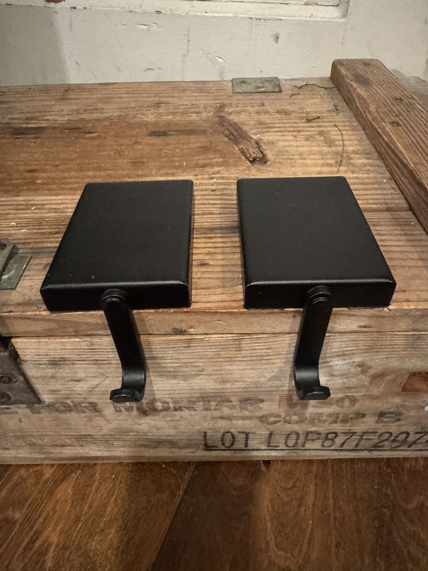 Metal Stocking Hanger Set