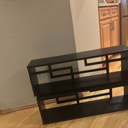 2  Black Wall Mount Shelves