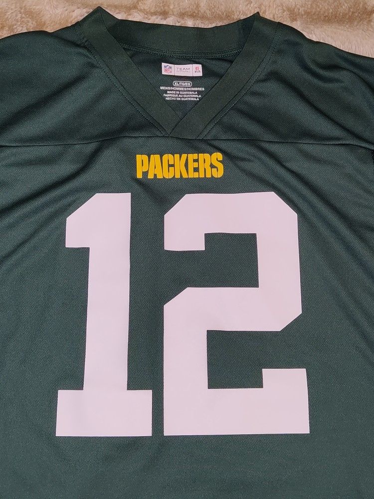 NFL Team Apparel Green Bay Packers Aaron Rogers #12 Green/White Jersey  Men's Sz X-Large for Sale in Costa Mesa, CA - OfferUp