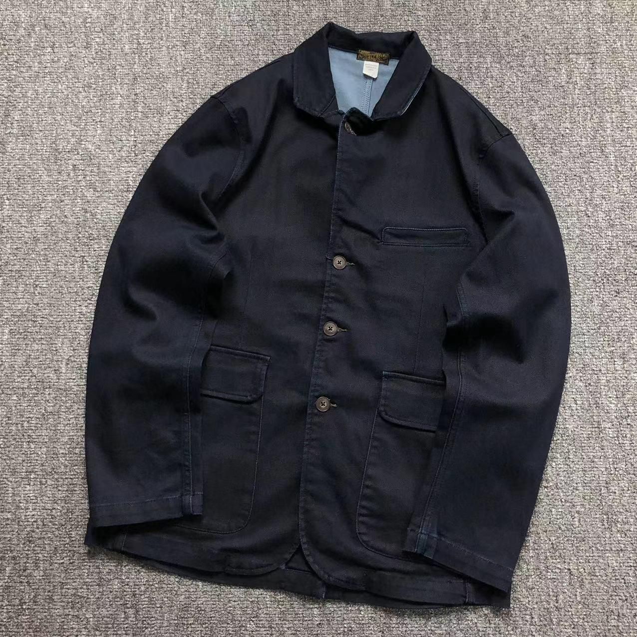 Ralph Lauren Denim Blue Lapel Shirt Jacket