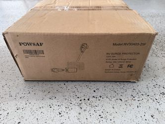 POWSAF 30 Amp RV Extension Cord With surge Protector