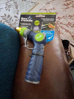 Hose nozzle. Thumb control. Ray Padula
