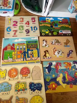 Shape / number puzzle for toddler