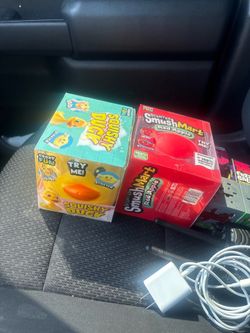 Yellow duck and apple from 5 below