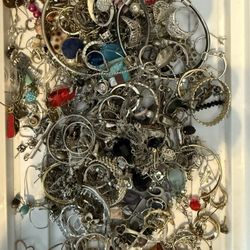 Huge Sterling And Gold Scrap Lot