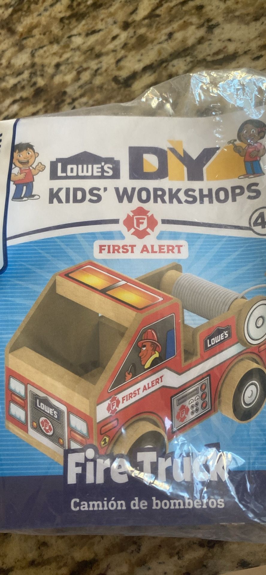 Fire Truck Building Set