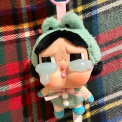 POP MART CRYBABY Pendant Crying Again Vinyl Pendant - What a Frog