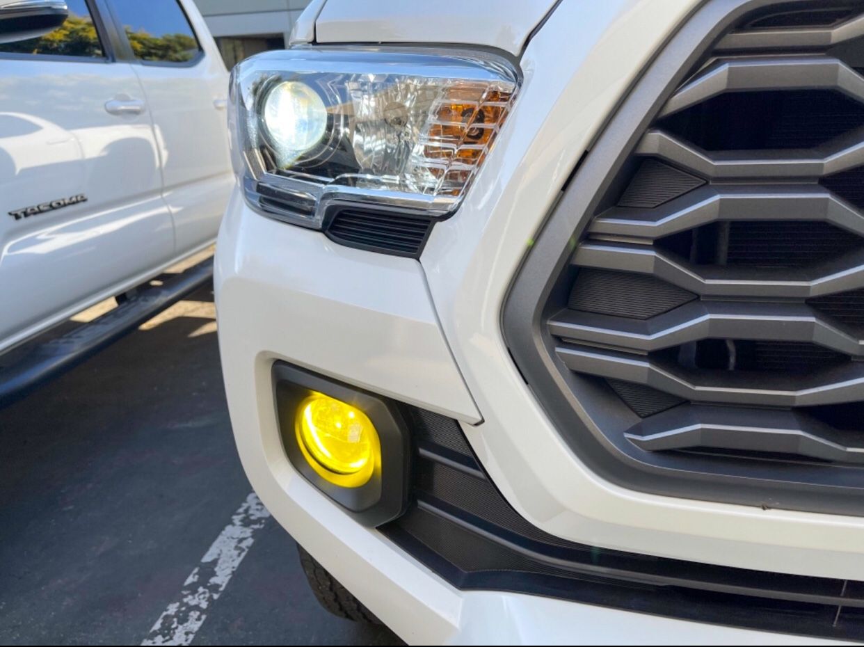 H3 LED Fogs  Bulbs 6000K Xenon White, Extremely Bright 3030 Chips H3 LED Bulbs with Projector for Car Fog Lights, Daytime Running Lights DRL