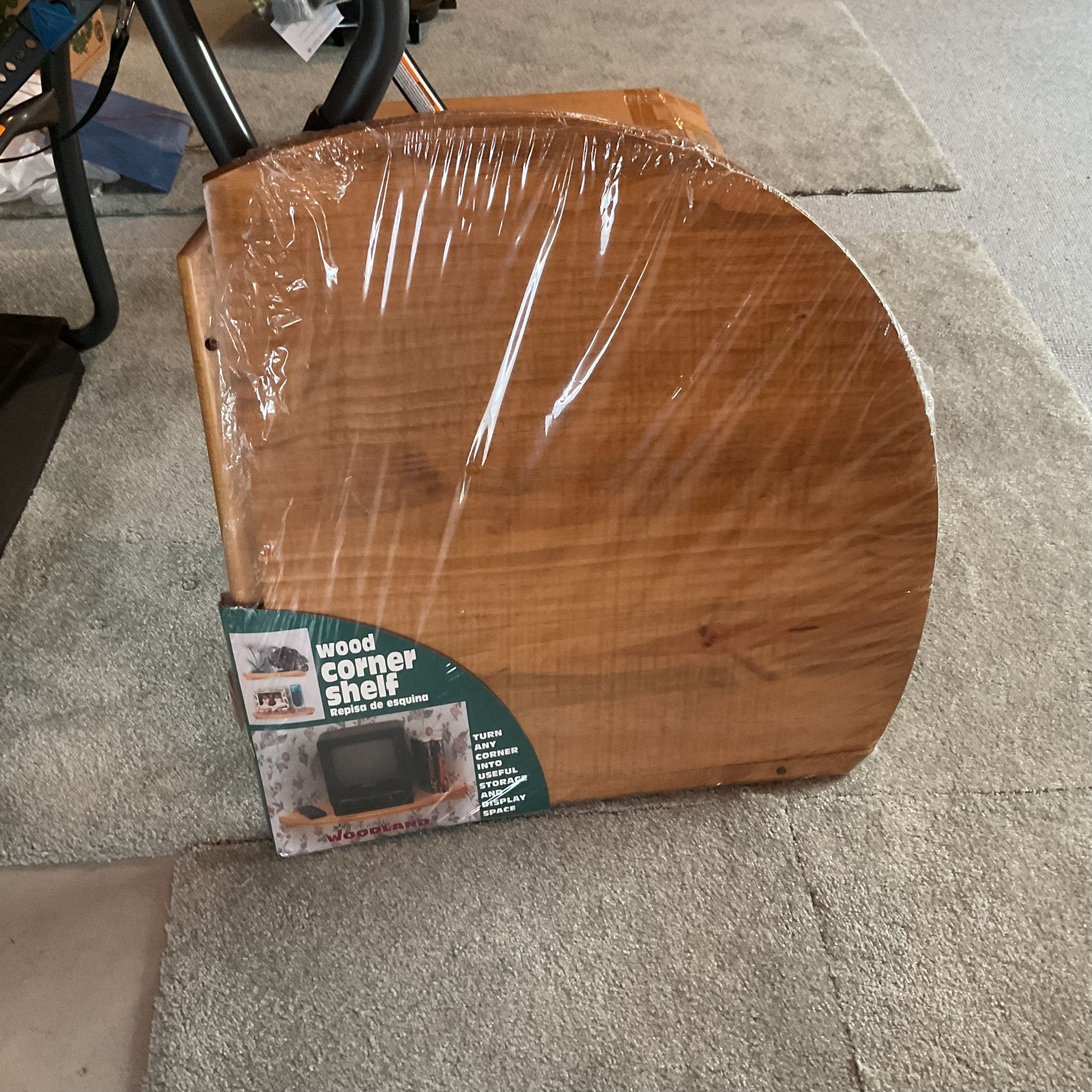 Corner shelf Brand New - Saves On Storage Space