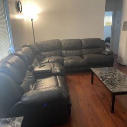 Sectional Sofa With Reclining Chairs