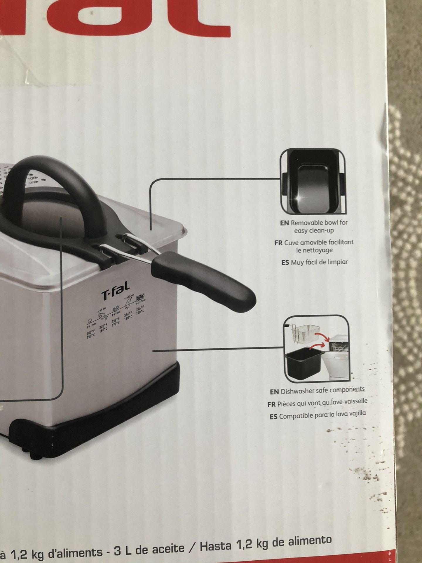 TFal EasyPro Enamel Home Deep Fryer 3Liter Fried Food Electric Cooker for Sale in MENTOR ON