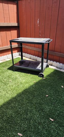 Free BBQ Table and Outdoor Umbrella