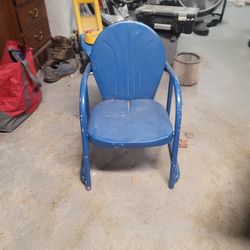 VINTAGE METAL Child Chair