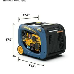 FIRMAN 4K/Watt Duel Fuel Inverter Electric Start Generator, Model #WH03242 NIB!! Plus A New 15lbs Full Propane Tank (OBO)