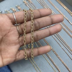 14 KT Real Gold Links Chain