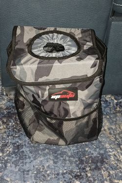 Cool Camo Small Car Trash Can