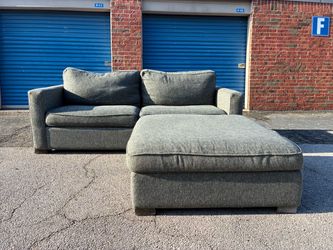Beautiful Room & Board Morrison Sofa + Ottoman – $450