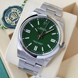 Rolex Oyster Perpetual 41 w/ Green Dial