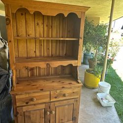 Solid Wood Hutch