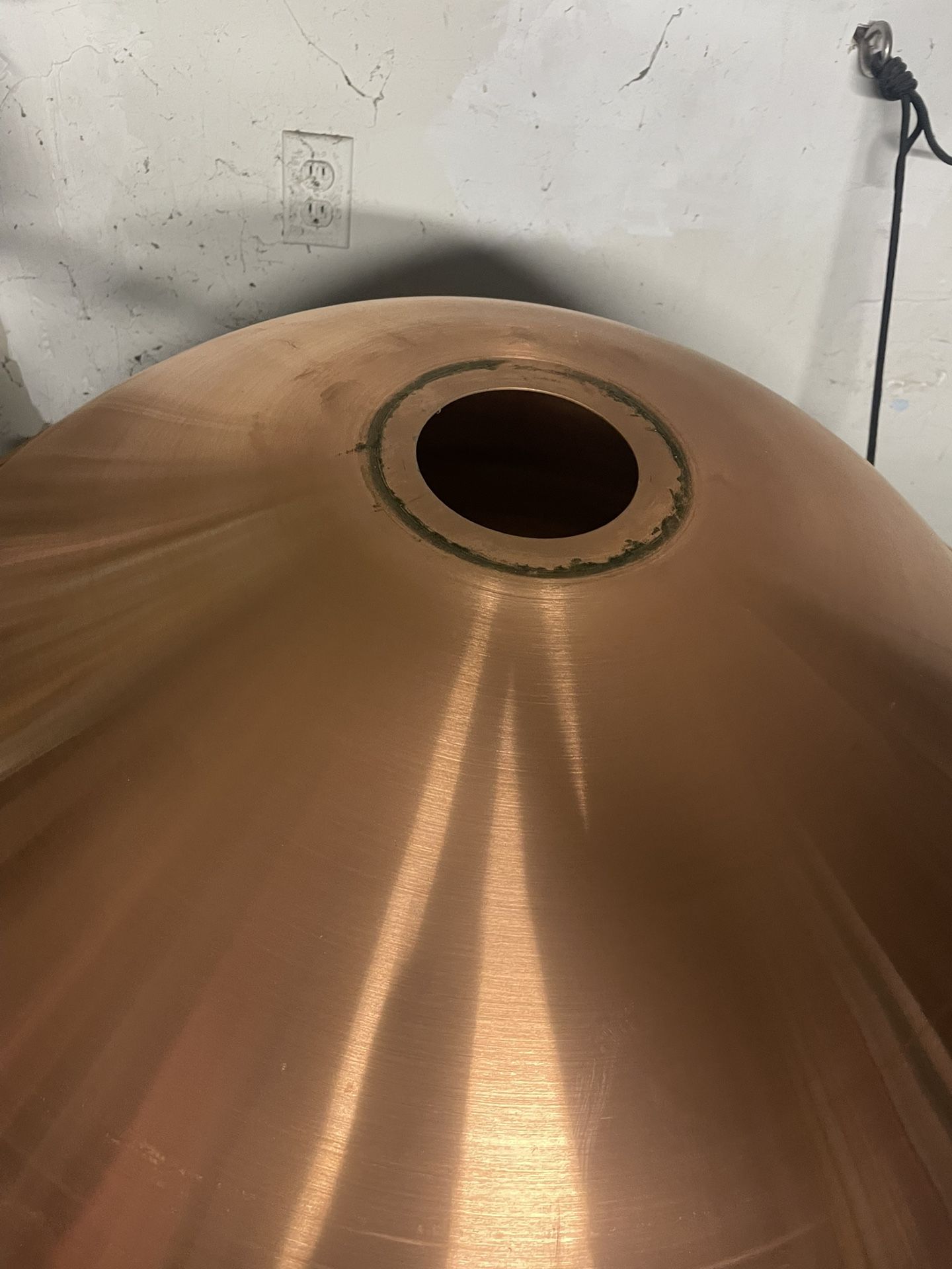 3x copper fountains/ fire pits 30 round x 10" high.