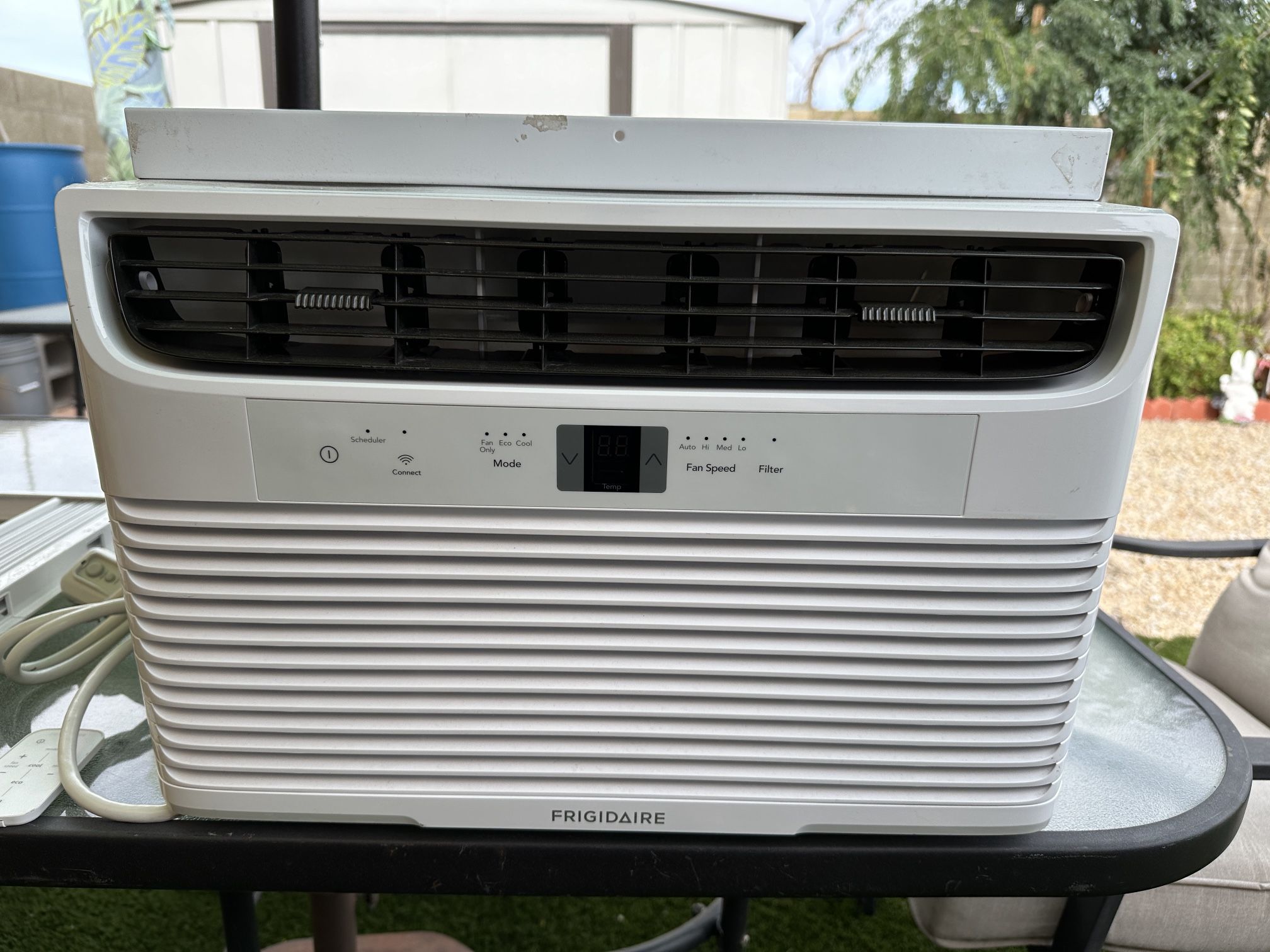 Frigidaire 8,000 BTU Window Air Conditioner & Dehumidifier, 115V, Cools up to 350 Sq. Ft. for Apartment, Dorm Room & Small/Medium Rooms, with Remote C
