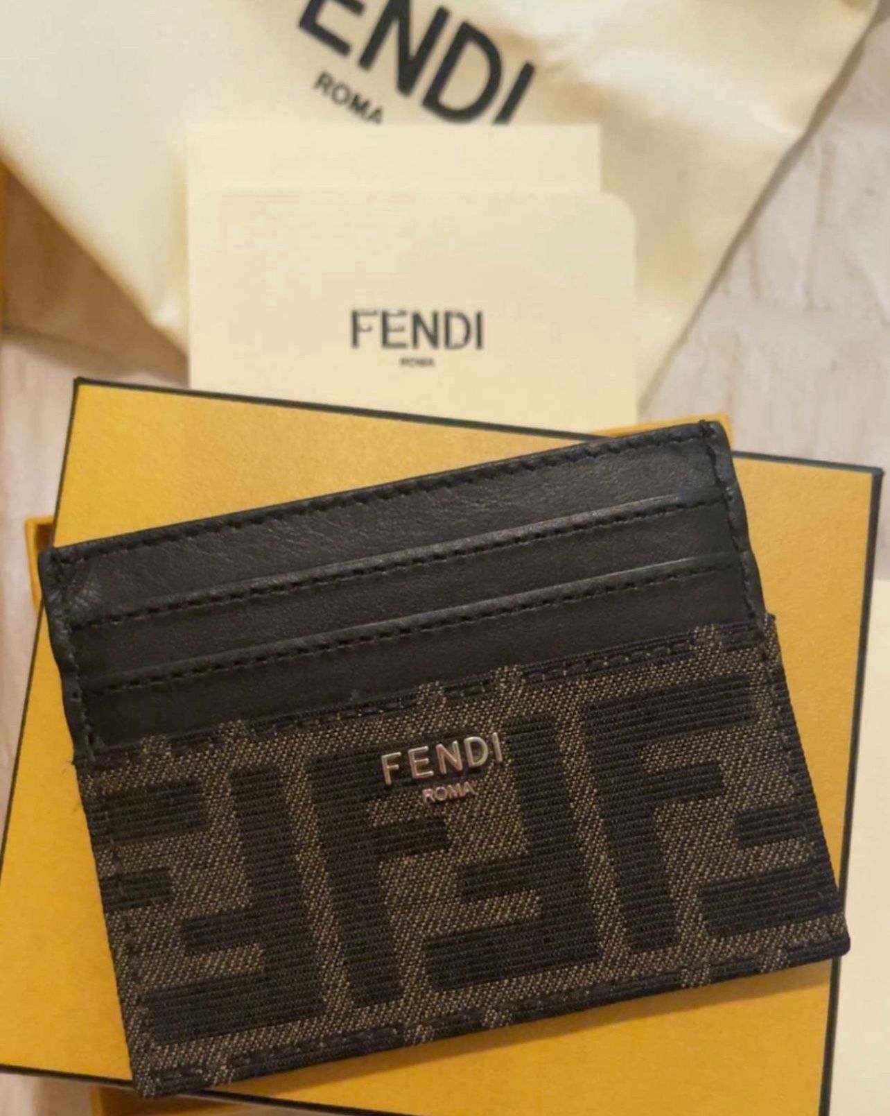 Mens Fendi Card Holder