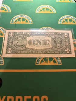 2017 $ 1 Dollar Fancy Serial Number Six Of A Kind Trinity Bill