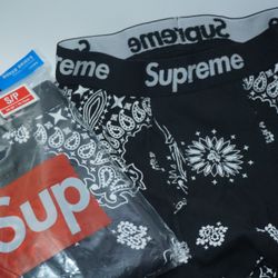 Supreme Black Bandana Boxers