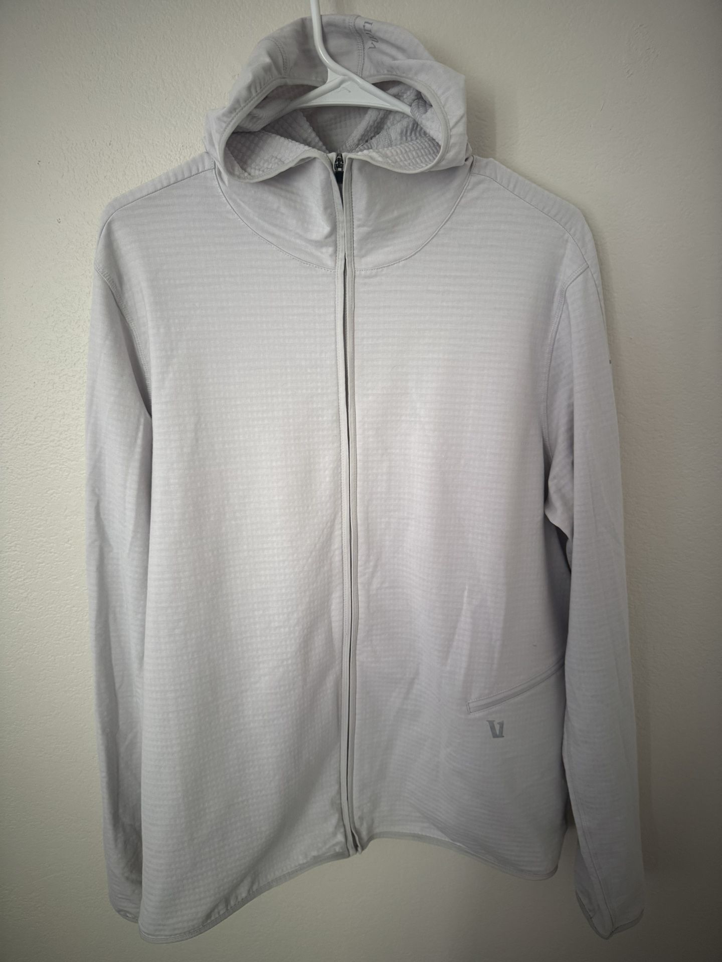 Vuori power grid full zip jacket mens large