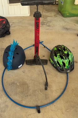 Bell air attack 300 Pump Krash and 2 bell helmets pump set