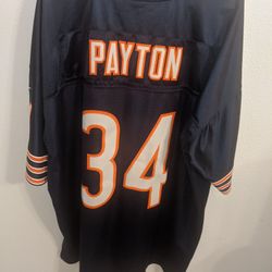 Reebok Walter Payton  Stitched Jersey XXXL