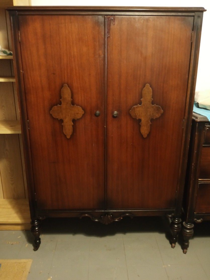 Antique Solid Wood Cabinet