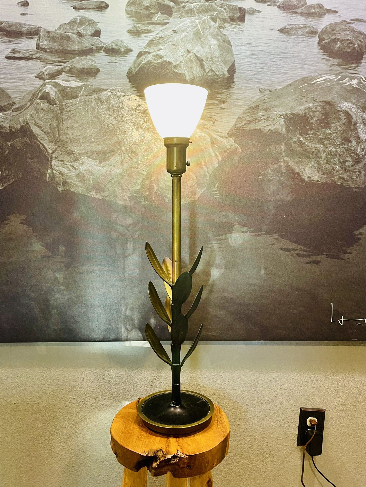 MCM Brass Table Lamp