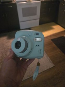 Ice Blue Fujifilm Instax Mini 9 Polaroid-Style Camera