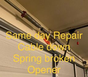 All,  For Garage Door