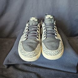 Nike Jordan 1 Retro Low OG Shoes 'Black Cement' (CZ0790-001) Expeditedship