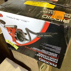 RIDGID PowerClear 120-Volt Drain Cleaning Snake Auger Machine for Heavy Duty Pipe Cleaning for Tubs, Showers, and Sinks
