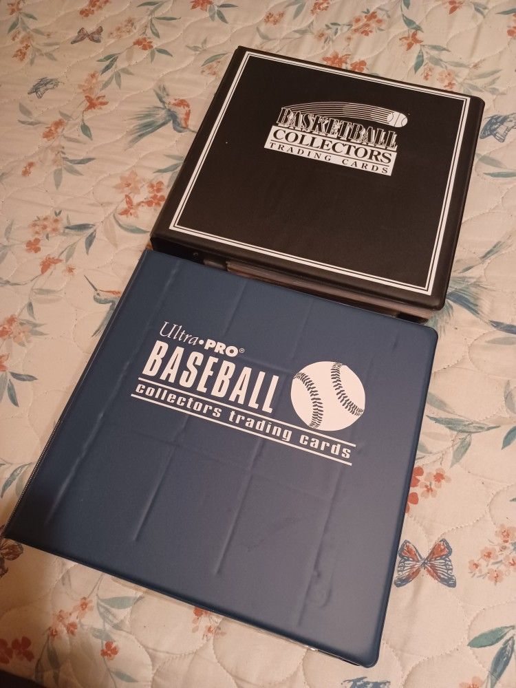 2 Baseball Card Albums With Empty Pages