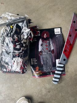 scary clown costume