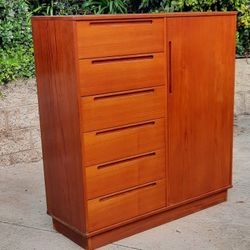 beautiful 12 drawer Danish TEAK DRESSER CABINET by Torring / Verner Larsen And More 