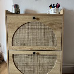 Rattan Shoe Rack