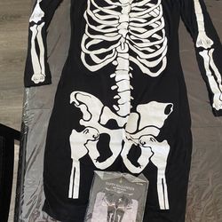 Boohoo Size 8 Skeleton Dress 