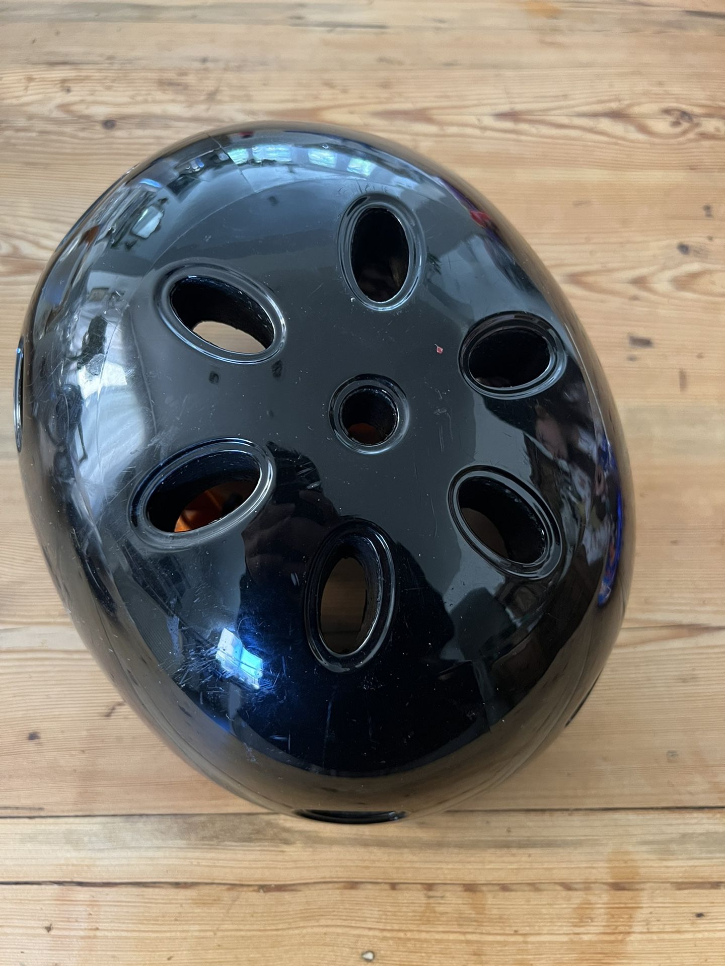 Black Skateboarding Helmet