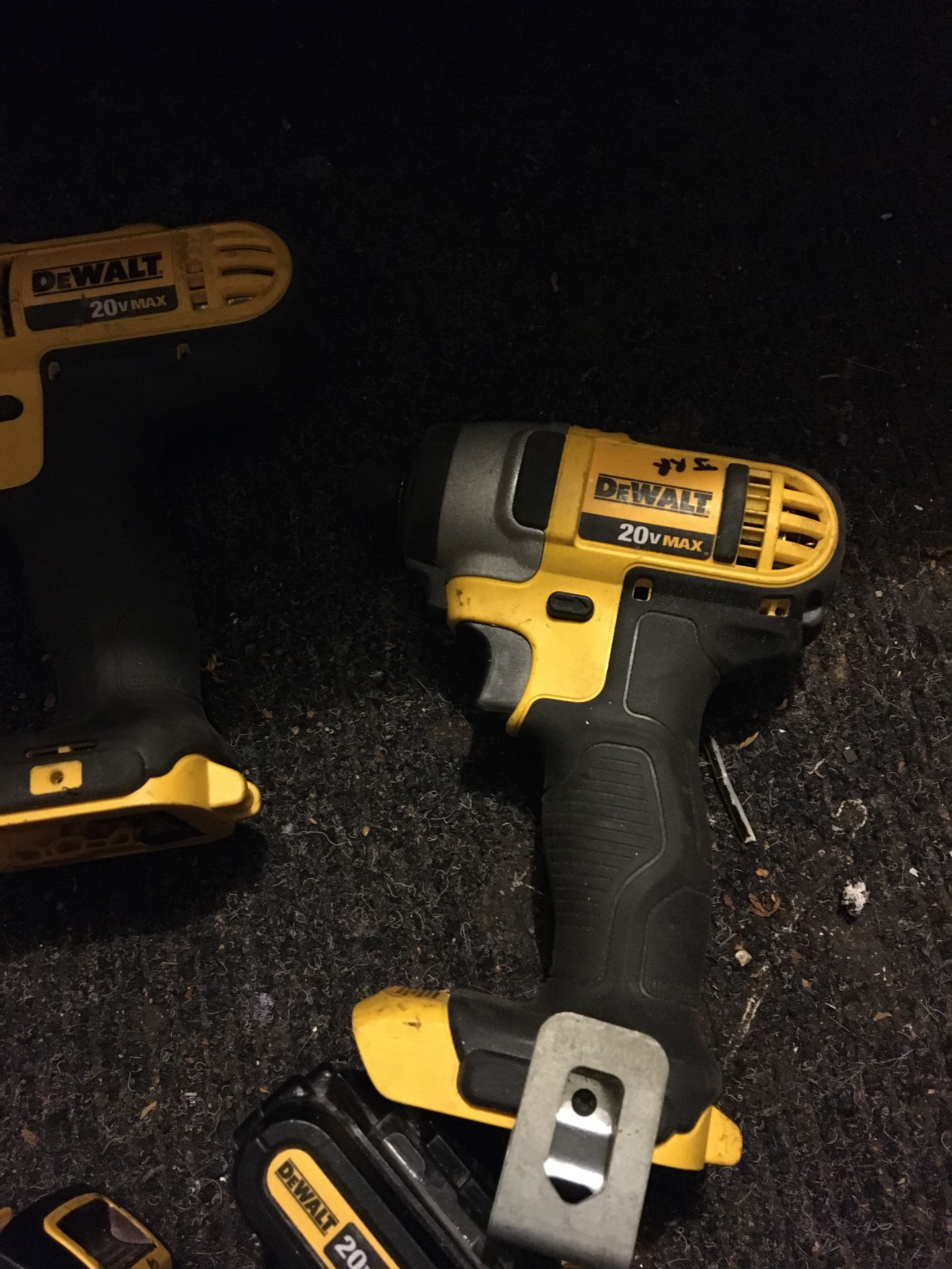 Dewalt impact two batteries and charger