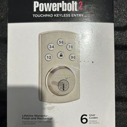 Power bolt Touch Keypad Door Lock Brand New 