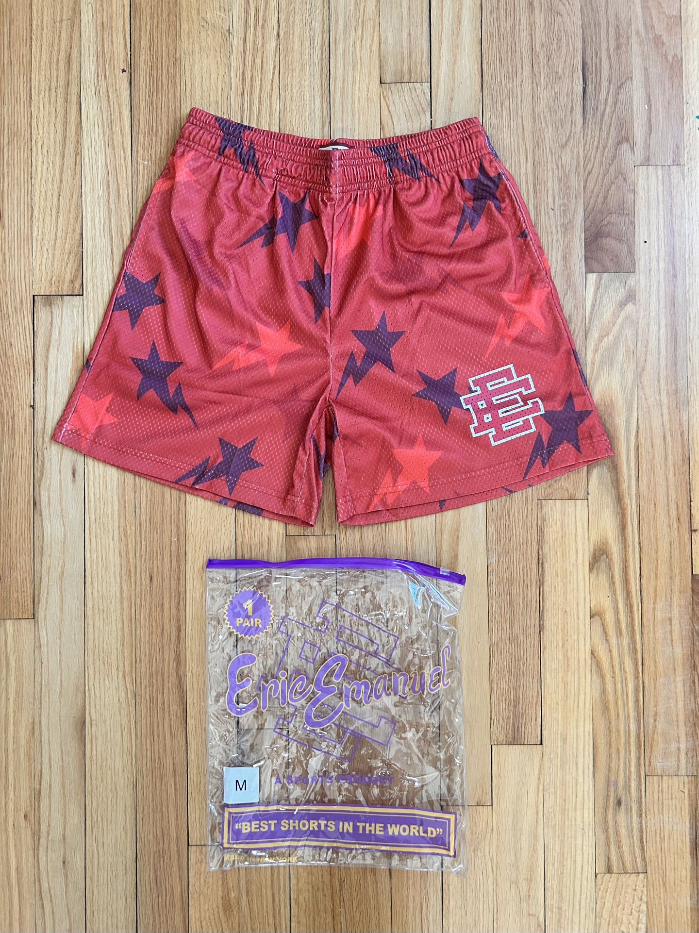 Eric Emanuel X Bape EE Shorts⭐️Size Medium / Large 📲 NEW ✅ $85💰
