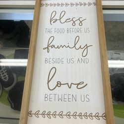 Wooden Family Sign 