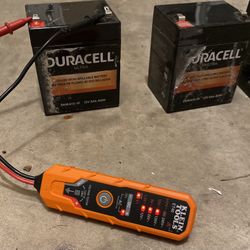 12V Rechargeable Duracell Batteries