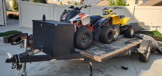 1 Quads 1 Trailer Combo