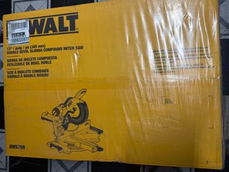 DeWalt DWS780 12" Double Bevel Sliding Compound Miter Saw